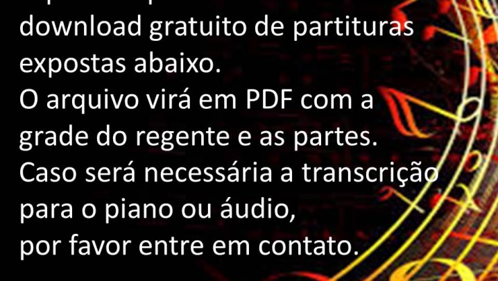 Partituras grátis